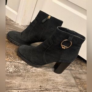 Tory Burch black ankle boots sz 10